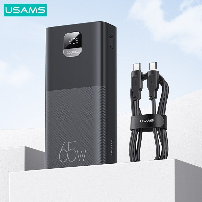 Usams – Batterie Externe Portable 30000mah, Powerbank Rapide Pour Iphone 13  Pro Max Xiaomi Huawei P30 P40 Samsung - Batterie Externe - AliExpress